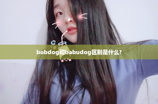 bobdog和babudog区别是什么?