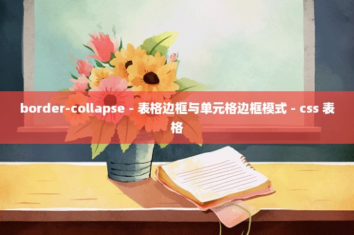 border-collapse - 表格边框与单元格边框模式 - css 表格