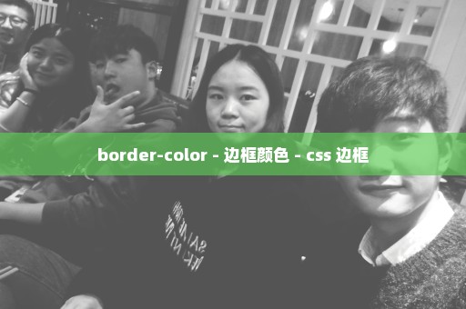border-color - 边框颜色 - css 边框