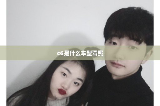 c6是什么车型驾照