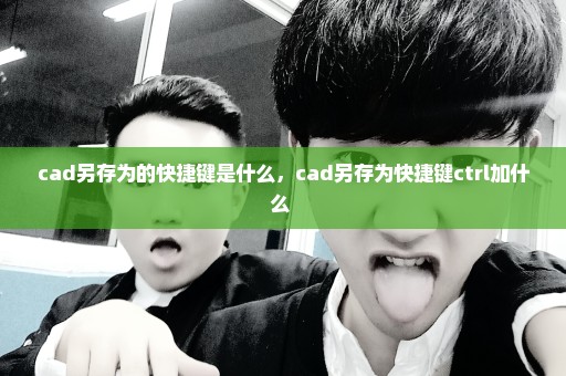 cad另存为的快捷键是什么，cad另存为快捷键ctrl加什么 