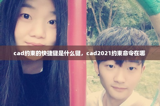 cad约束的快捷键是什么键，cad2021约束命令在哪 