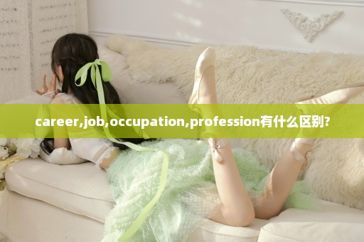 career,job,occupation,profession有什么区别?