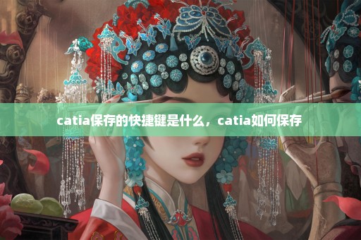 catia保存的快捷键是什么，catia如何保存 