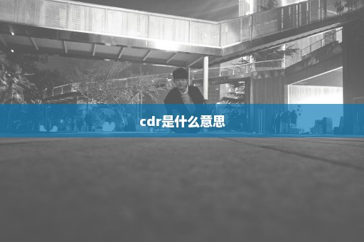 cdr是什么意思
