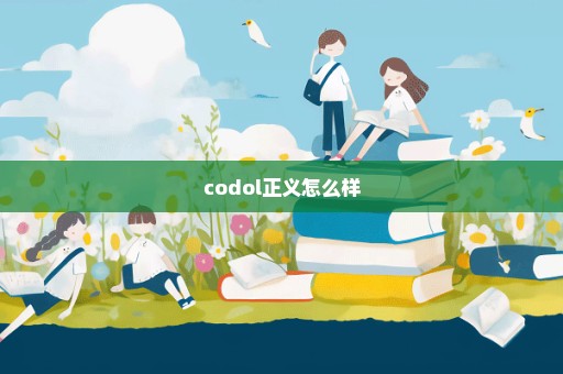 codol正义怎么样
