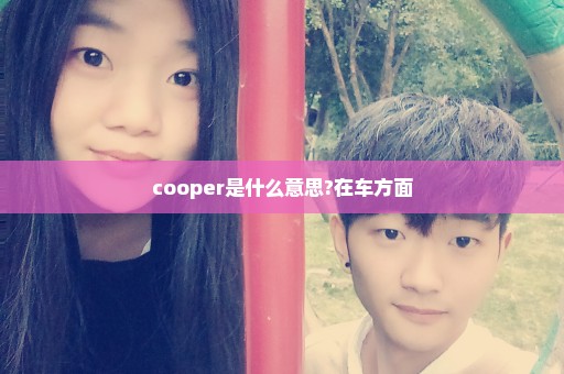 cooper是什么意思?在车方面