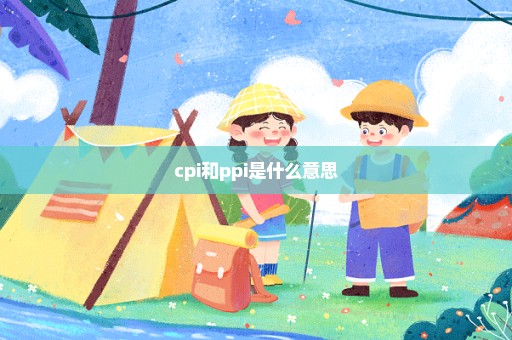 cpi和ppi是什么意思