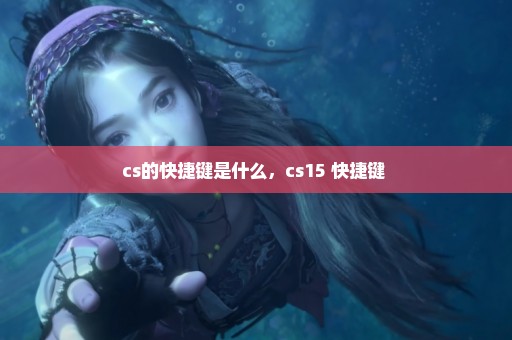 cs的快捷键是什么，cs15 快捷键 