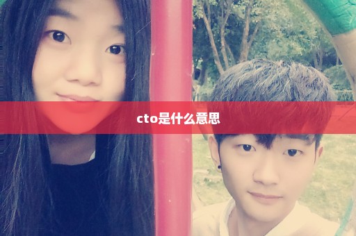 cto是什么意思