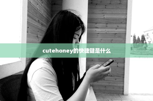 cutehoney的快捷键是什么