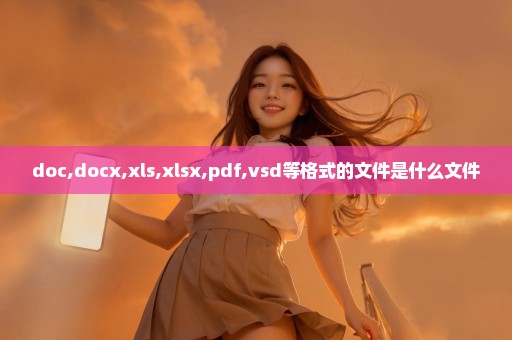 doc,docx,xls,xlsx,pdf,vsd等格式的文件是什么文件