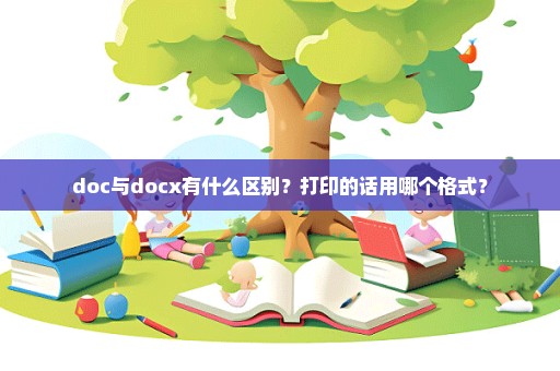 doc与docx有什么区别？打印的话用哪个格式？