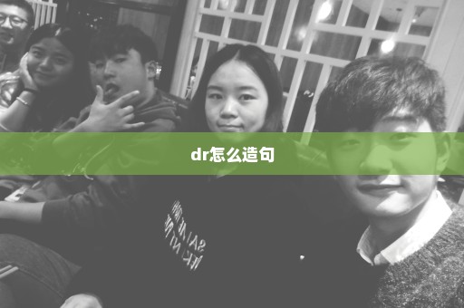 dr怎么造句