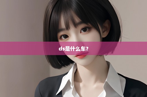 ds是什么车？
