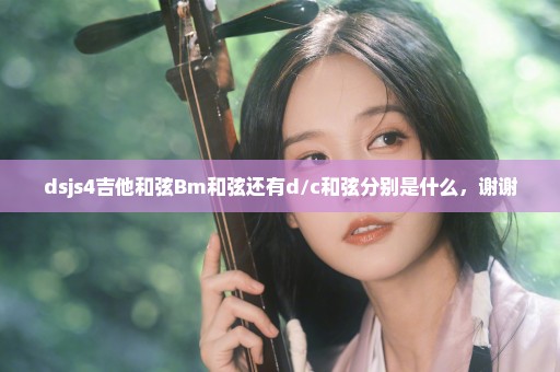 dsjs4吉他和弦Bm和弦还有d/c和弦分别是什么，谢谢