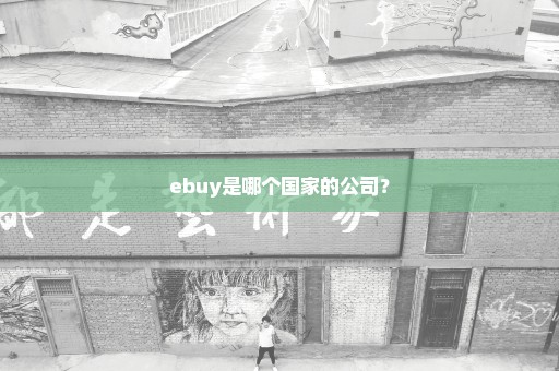 ebuy是哪个国家的公司？