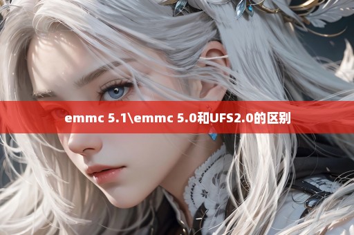 emmc 5.1\emmc 5.0和UFS2.0的区别