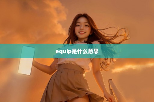 equip是什么意思