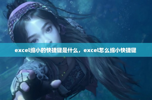 excel缩小的快捷键是什么，excel怎么缩小快捷键 