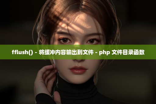 fflush() - 将缓冲内容输出到文件 - php 文件目录函数