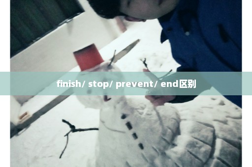 finish/ stop/ prevent/ end区别