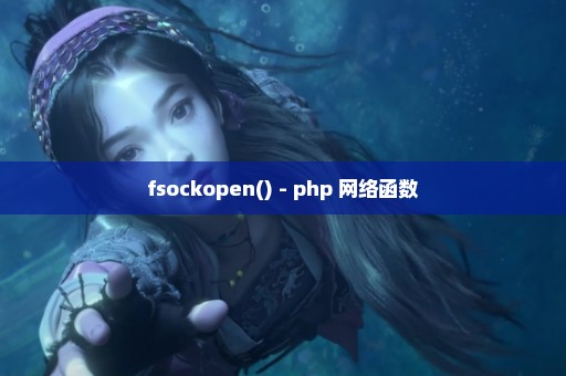 fsockopen() - php 网络函数