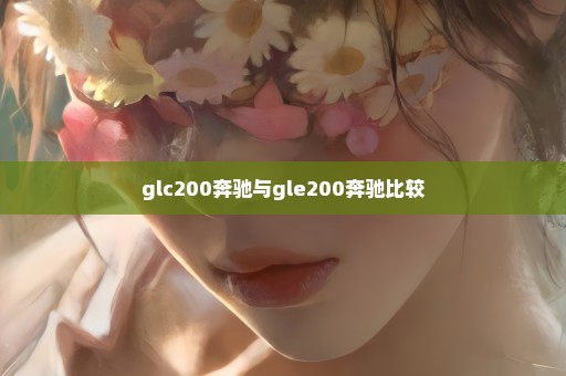 glc200奔驰与gle200奔驰比较