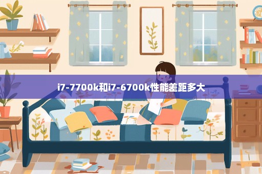 i7-7700k和i7-6700k性能差距多大