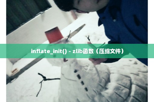inflate_init() - zlib函数（压缩文件）