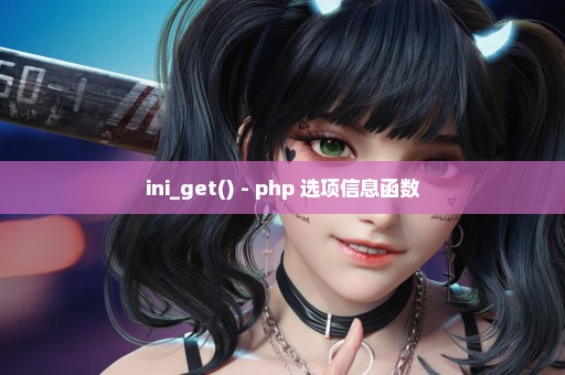 ini_get() - php 选项信息函数