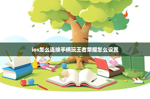 ios怎么连接手柄玩王者荣耀怎么设置