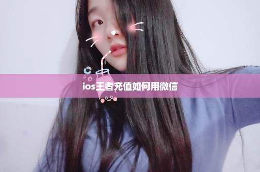 ios王者充值如何用微信