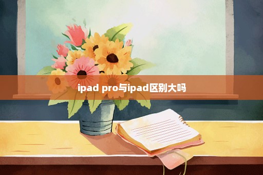 ipad pro与ipad区别大吗