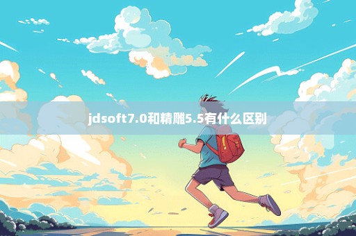 jdsoft7.0和精雕5.5有什么区别