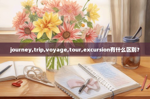 journey,trip,voyage,tour,excursion有什么区别？