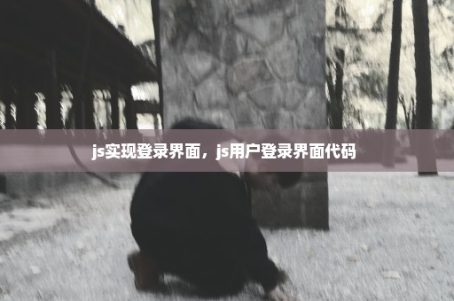js实现登录界面，js用户登录界面代码 