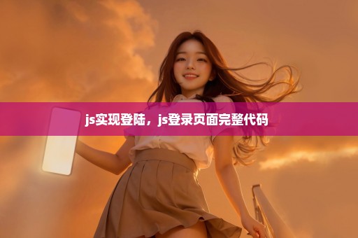 js实现登陆，js登录页面完整代码 