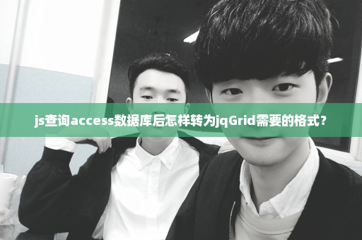 js查询access数据库后怎样转为jqGrid需要的格式？