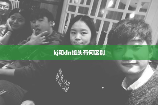 kj和dn接头有何区别