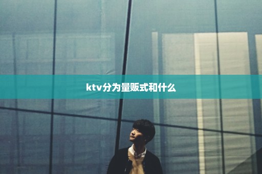 ktv分为量贩式和什么