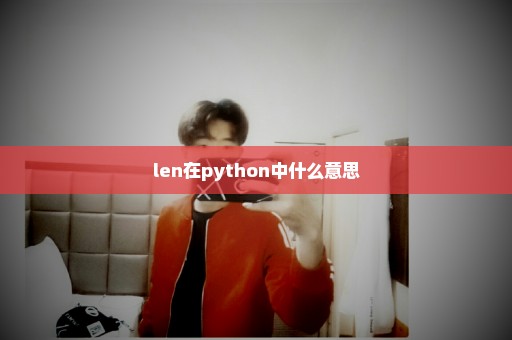 len在python中什么意思
