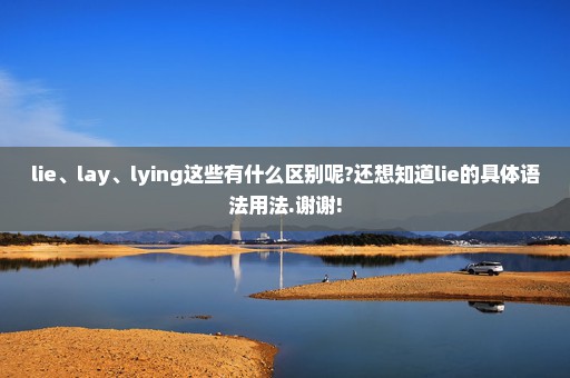 lie、lay、lying这些有什么区别呢?还想知道lie的具体语法用法.谢谢!