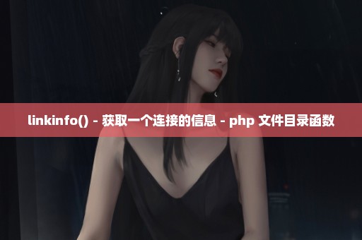 linkinfo() - 获取一个连接的信息 - php 文件目录函数