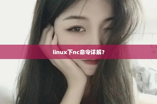linux下nc命令详解？