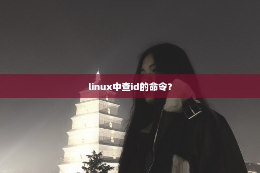 linux中查id的命令？