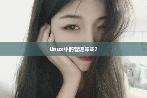linux中的管道命令？