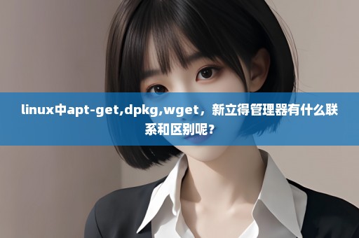 linux中apt-get,dpkg,wget，新立得管理器有什么联系和区别呢？