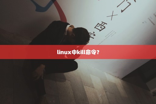 linux中kill命令？