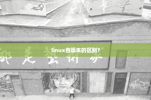 linux各版本的区别？
